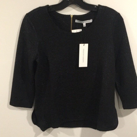 COLLECTIVE CONCEPTS Women’s Black Top Size Small - Picture 6 of 9